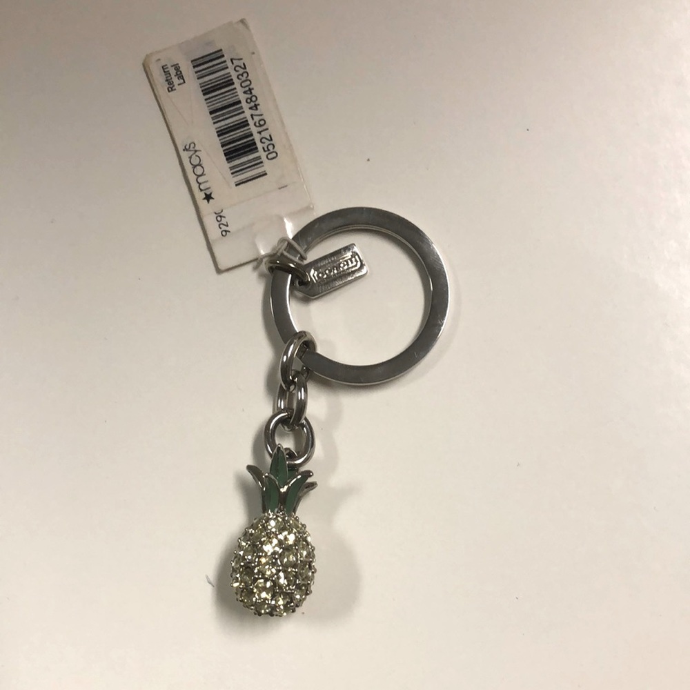 Coach pineapple keychain
